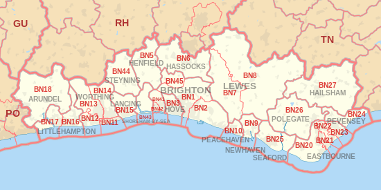 Brighton & Hove City Map