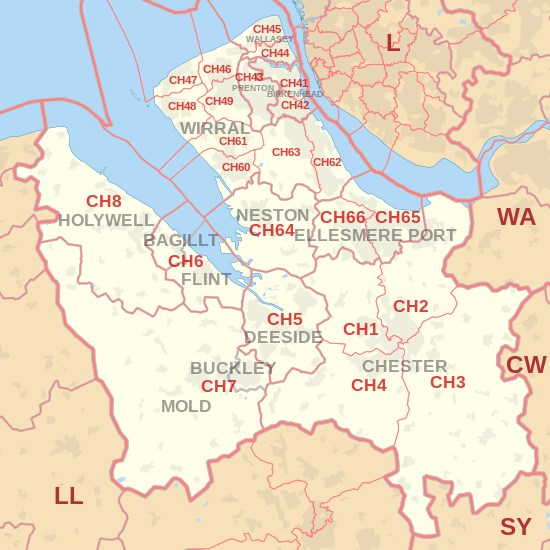 Chester City Map