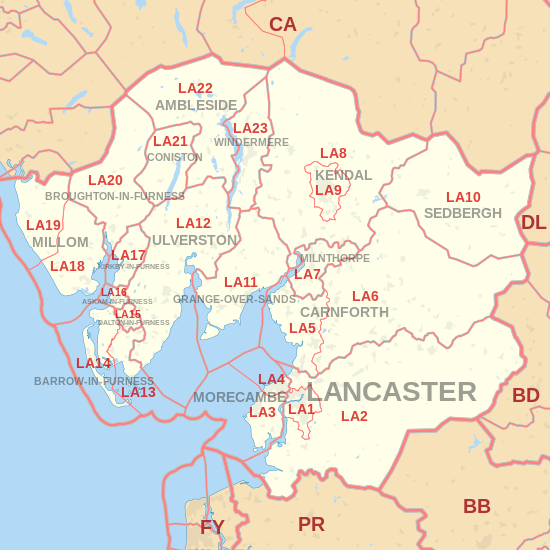 Lancaster City Map