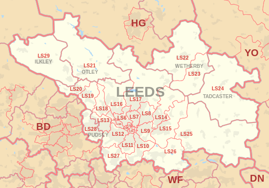 Leeds City Map