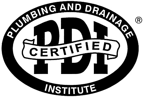 Plumbing & Drainage Institute Standard PDI certified 